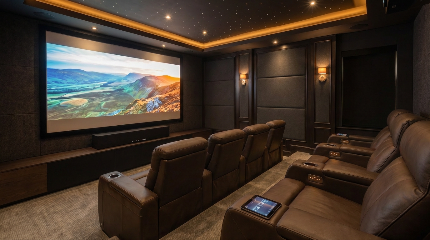 HIDDEN SPEAKERS AND RECESSED SENSORS